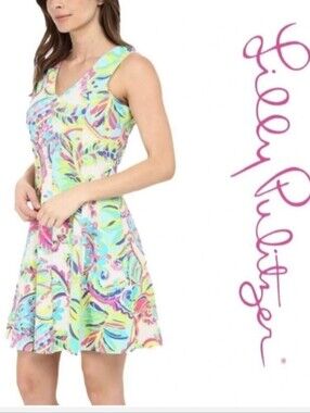 Lilly Pulitzer Sz Xl Dress 2015 Style Euc